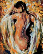 Diamondi - Diamond painting - A FULL NAKED WOMAN IN COLOURS, 40x50 cm, without frame and without can - Diamond Painting