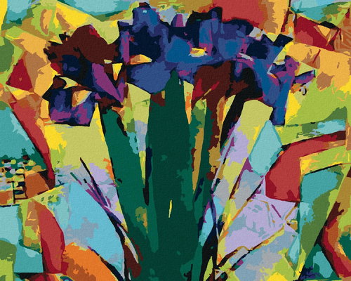 Diamondi - ABSTRACT COSTUMES, 40x50 cm, without frame and without canvas shut off - Diamond Painting - Main image