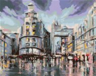 Diamondi - Diamond Painting - MADRID AND THE RAINY WEATHER, 40x50 cm, without frame and without canv - Diamond Painting
