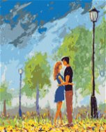 Diamondi - Diamond painting - PUSA IN THE PARK, 40x50 cm, without frame and without canvas shut off - Diamond Painting