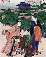Diamondi - Diamond Painting - JAPAN AND THE BLOOMING SACRES, 40x50 cm, Off canvas on frame - Diamond Painting