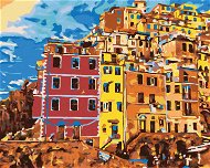 Diamondi - Diamond painting - SUMMER RESORTS IN ITALY, 40x50 cm, without frame and without canvas sh - Diamond Painting