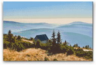 Painting Queens Diamond painting Giant Mountains, 80 × 120 cm, stretched canvas on frame, square - Diamond Painting