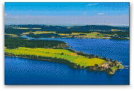 Painting Queens Diamond Painting Water Reservoir Lipno 2, 80 × 120 cm, unframed, square - Diamond Painting