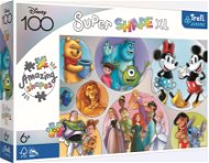 TREFL puzzle Super Shape XL Disneyho barevný svět 160 dílků - Jigsaw