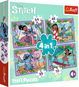 TREFL puzzle Lilo&Stitch: Bláznivý den 4v1 (35, 48, 54, 70 dílků) - Puzzle