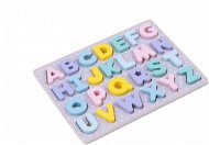 Mwsj dřevěná vkládačka Pastelová abeceda - Puzzle