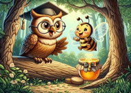 ART PUZZLE Puzzle Wise Owl 50 pieces - Jigsaw Puzzle