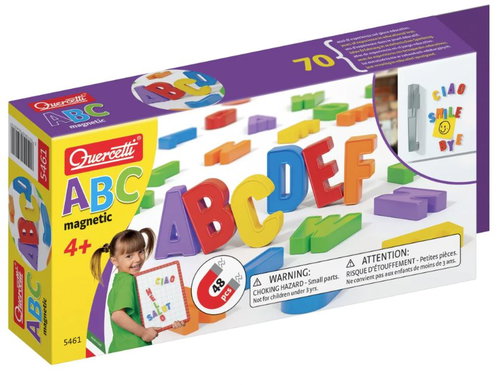 Quercetti 05461 magnetic letters, uppercase - Educational Toy - Main image