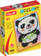 Quercetti 00768 Pixel Art Basic, Panda - Toy Jigsaw Puzzle