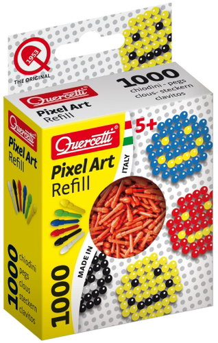 Quercetti 02475 Photo Pixel Art 1000, red - Toy Jigsaw Puzzle - Main image