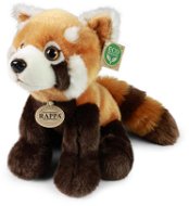 RAPPA Plyšová panda červená stojící 28 cm, Eco-Friendly - Soft Toy