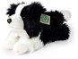 RAPPA Plyšový pes border kolie ležící 30 cm, Eco-Friendly - Soft Toy