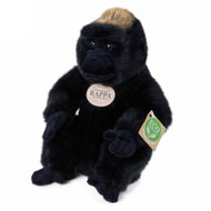 RAPPA Plush gorilla monkey sitting 23 cm, Eco-Friendly - Soft Toy
