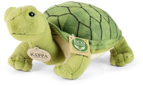 RAPPA Plush turtle Agata green 25 cm, Eco-Friendly - Soft Toy - Main image