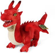 Soft Toy RAPPA Plyšový drak 40 cm červený, Eco-Friendly - Plyšák