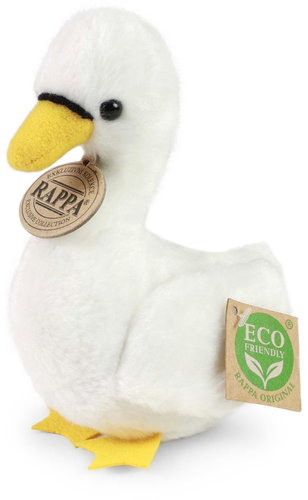 RAPPA Plush bird swan 15 cm, Eco-Friendly - Soft Toy - Main image