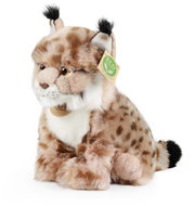 RAPPA Plush sitting lynx 27 cm, Eco-Friendly - Soft Toy