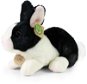 Plyšák RAPPA Plyšový králík bílo-černý ležící 23 cm, Eco-Friendly - Plyšák