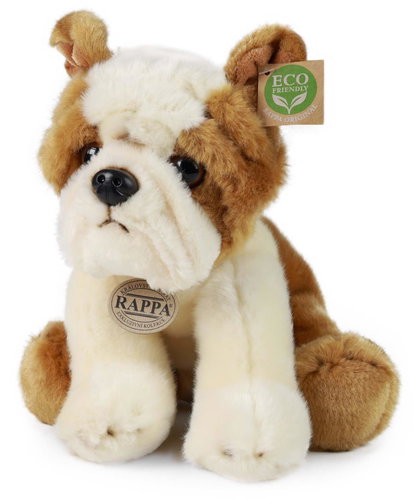 RAPPA Plush dog bulldog 26 cm, Eco-Friendly - Soft Toy - Main image