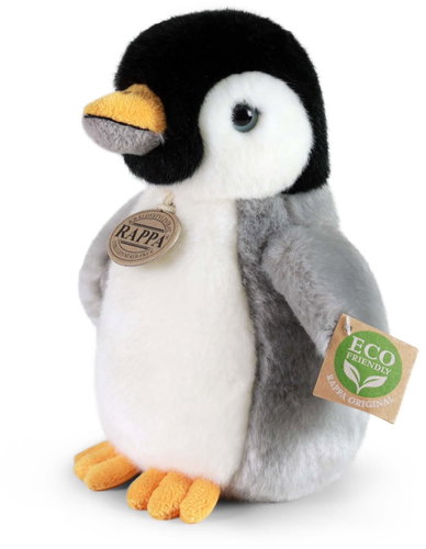 RAPPA Plush Penguin 20 cm, Eco-Friendly - Soft Toy - Main image