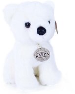 RAPPA Plyšový medvěd bílý 18 cm, Eco-Friendly - Soft Toy