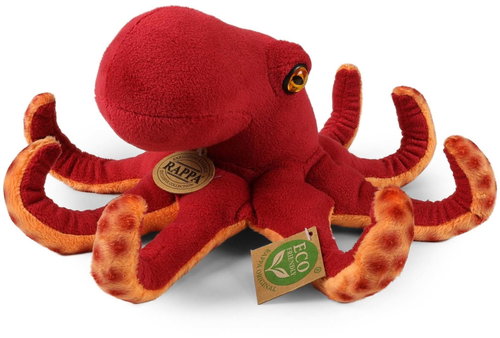 Rappa Plush Octopus 26 cm, Eco-Friendly - Soft Toy - Main image