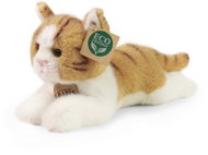 Rappa Plyšová kočka hnědo-bílá 25 cm, Eco-Friendly - Soft Toy