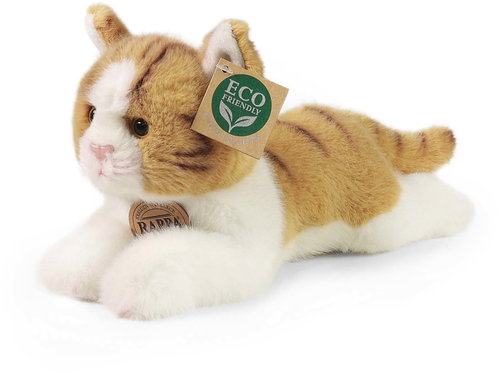 Rappa Plush Cat Brown/White 25cm Main image Rappa Plush Cat Brown/White 25cm - Soft Toy - Main image