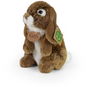 RAPPA Plyšový králík hnědý stojící 18 cm, Eco-Friendly - Plyšák