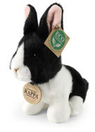 Rappa Plyšový králík bílo-černý sedící 16 cm, Eco-Friendly - Soft Toy