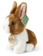 Rappa Plyšový králík bílo-hnědý sedící 16 cm, Eco-Friendly - Soft Toy