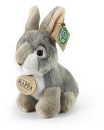 Rappa Plyšový králík šedý sedící16 cm, Eco-Friendly - Soft Toy
