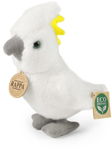 Rappa Plush Cockatoo 17 cm, Eco-Friendly - Soft Toy - Main image