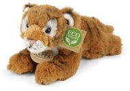 Soft Toy RAPPA Plyšový tygr hnědý ležící 17 cm, Eco-Friendly - Plyšák