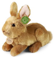RAPPA Plush Brown Lying Rabbit 23 cm, Eco-Friendly - Soft Toy