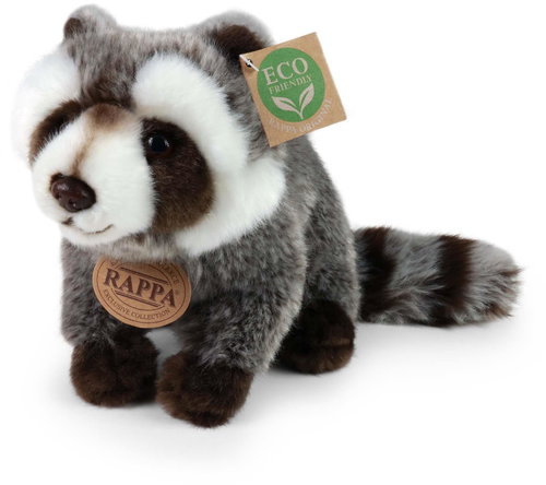 RAPPA Plush raccoon 22 cm, Eco-Friendly - Soft Toy - Main image