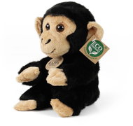 RAPPA Plush monkey chimpanzee sitting 18 cm, Eco-Friendly - Soft Toy