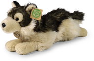 RAPPA Plush wolf lying 32 cm, Eco-Friendly - Soft Toy