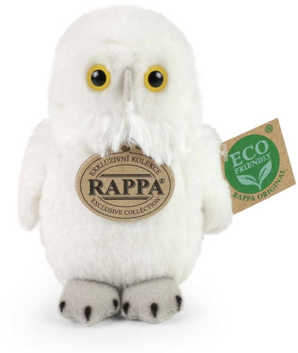 RAPPA Plush Owl 13 cm, Eco-Friendly - Soft Toy - Main image