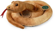 Soft Toy RAPPA Plush snake brown 90 cm, Eco-Friendly - Plyšák