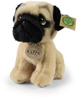 RAPPA Plush dog pug 18 cm, Eco-Friendly - Soft Toy