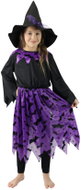 Rappa witch costume with bats and hat for children (S) eco-packaging - Costume