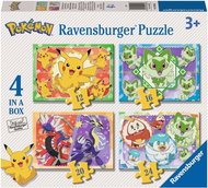 RAVENSBURGER Pokémon Puzzle 4 in 1 (12, 16, 20, 24 pieces) - Jigsaw Puzzle