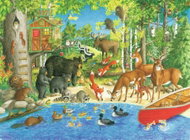 Ravensburger Lesní přátelé XXL 200 dílků - Jigsaw Puzzle