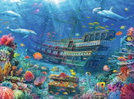 Ravensburger Potopená loď XXL 200 dílků - Jigsaw Puzzle