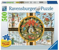 Ravensburger Vánoční zpěvné ptactvo XXL 500 dílků - Jigsaw Puzzle