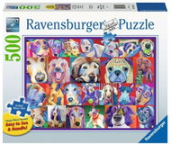Ravensburger Ahoj pejsci XXL 500 dílků - Jigsaw Puzzle