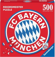 Ravensburger Kulaté puzzle FC Bayern Logo 500 dílků - Jigsaw Puzzle