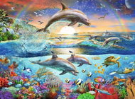 Ravensburger Ráj delfínů XXL 300 dílků - Jigsaw Puzzle
